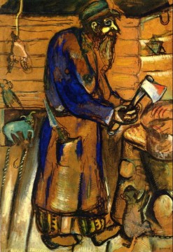 Metzgerzeitgenosse Marc Chagall Ölgemälde